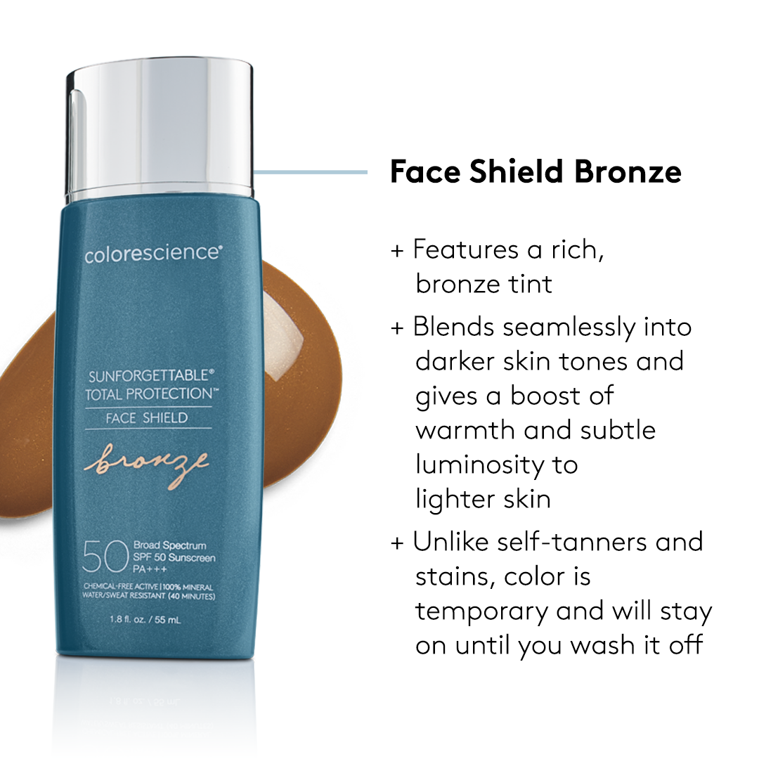 Sunforgettable Total Protection Bronze Face Shield Global SPF 50